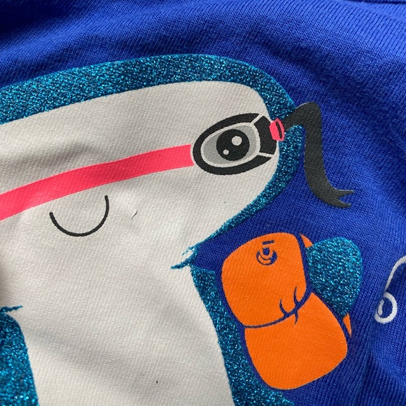 Girls Ocean Shark Graphic Tank & Shorts Outfit Bundled Set - Picture 3 of 14